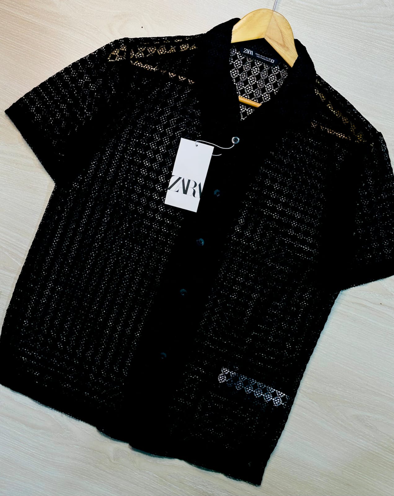 Premium viscous shirt black