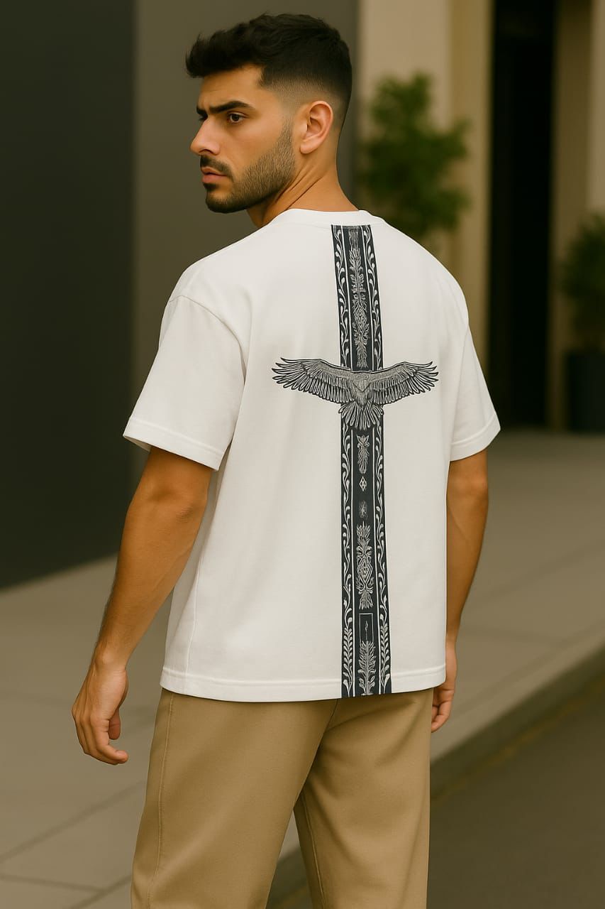 DROP SHOLDER White